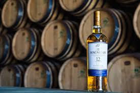 The Macallan Double Cask A New 12 Year Old Expression Predominantly Employing American Oak Sherry Seasoned Casks Cask Macallan Whiskey Bottle Whiskey Bottle