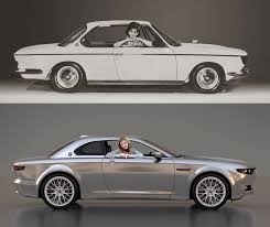 Stunning Bmw Cs Vintage Concept Tribute Shows Old 1960s Design Still Works Today Carscoops Bmw E9 Bmw Concept Car Vintage Concepts