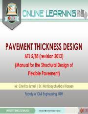Fstructural design using atj 5/85. 73093719 Arahan Teknik Jalan 5 85 Manual On Pavement Design Pdf Arahan Teknik Jalan 5 85 Manual On Pavement Design 7 0m 5 0m Roads Branch Public Works Course Hero