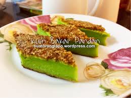 Kuih bingka ubi kayu lily's wai sek hong: Kuih Bakar Pandan Buat Orang Lapo
