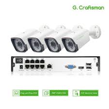 4ch 5mp Poe Kit H 265 System Cctv Security Up To16ch Nvr Outdoor Waterproof Ip Camera Surveillance Surveillance Camera Wireless Home Security Systems Ip Camera