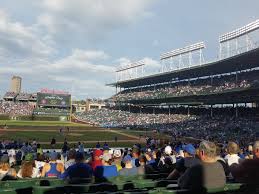 wrigley field field box outfield baseball seating