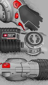 Porter Cable Power Tools By Jim Tirone Industrial Design Sketch Industrial Design Design Sketch
