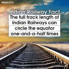 Didyouknow The Span Of Indian Railway Tracks Can Actually Circle The Equator Hit Like Share The Info Indian Railways Travel Guide Trip