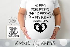 Find quotes, fonts and a wide range of design elements, svg eps dxf png ttf otf. We Didn T Social Distance Pregnancy Announcement Svg Dxf 701443 Cut Files Design Bundles