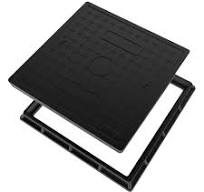China 600*600*40mm EN124 GRP FRP SMC BMC Composite Manhole ...