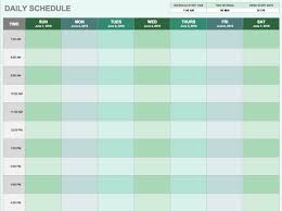 Daily Calendar Template Excel Free Download