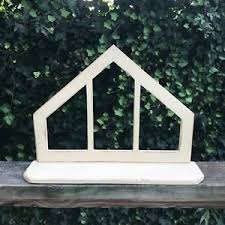 These are most often used in residential window applications. 18 X 13 X 5 Hanger Yellow Cream Window Pane Shelf W Gable Peak Modern Made Ebay