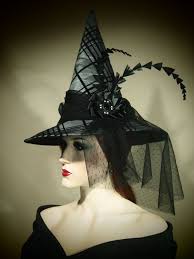 Couture Witch Hat Formal Affair 21 One Of A By Evercrumblyandwitch 119 00 Witch Hat Halloween Hats Witch Costumes