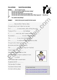 Here is a guide with some tips that can jumpstart your pen game and help you understand how rap songs are written. Write A Rap Song Bullying Rap Esl Worksheet By Rjv3333