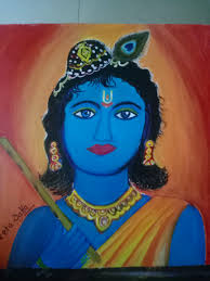 Godna painting of brothers and soldiers