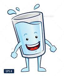 Glass Of Water Character Water Illustration Character Illustration Design