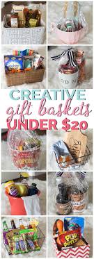 Creative Gift Basket Ideas Under 20 Creative Gift Baskets Homemade Gifts Creative Diy Gifts