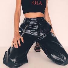 Nwot I Am Gia Cobain Pant In Pvc Black Pants Women Fashion Women Pants Casual Fashion