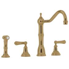 Get free shipping on qualified kingston brass kitchen sinks or buy online pick up in store today in the kitchen department. Perrin Rowe Alsace Dual Lever Aged Brass Kitchen Sink Mixer Tap Rinse 4776ab Kitchen From Taps Uk