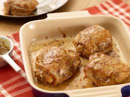 Maple Mustard Chicken Thighs Recipe Chicken Thigh Recipes Maple Mustard Chicken Food Network Recipes