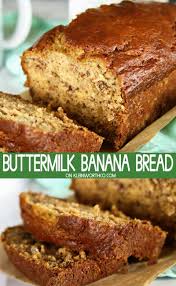 Buttermilk Banana Bread Is Made With Unsweetened Applesauce And Splenda Naturals Making It A Great Buttermilk Banana Bread Buttermilk Recipes Banana Nut Bread