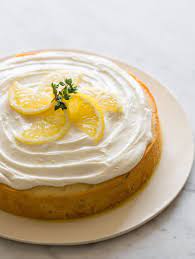 Lemon Thyme Cake Lemon Layer Cake Recipe Spoon Fork Bacon Recipe Desserts Dessert Recipes Lemon Recipes