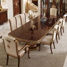 They can be used in your dining room, but they can also be moved around the house to meet other seating needs. Luxury European Style Handmade Solid Wood Dining Table Rectangular Restaurant Tables Royal Wooden Italian Dining Room Luxury European Style Dining Table