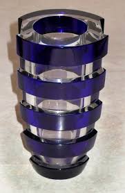 Vase En Cristal De Baccarat Cobalt Glass Crystal Vase Glass