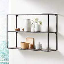 Buy corner custom glass wall shelf and diy bathroom wall shelves to add style and functionality to any space. Floating Shelves Crate And Barrel