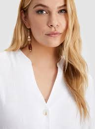 Laura Button Detail Linen-Blend Skirt