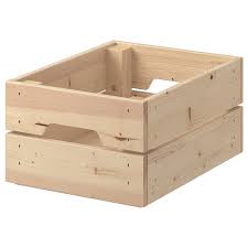 Knagglig Kist Grenen 23x31x15 Cm Ikea In 2020 Ikea Wooden Boxes Small Storage
