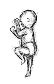 The Birth Poster In Scale 1 1 Baby Poster I Custom Birth Etsy In 2020 Baby Posters Baby Sketch Bts Drawings