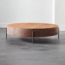 Proctor Low Round Wood Coffee Table Coffee Table Wood Round Coffee Table Modern Round Wood Coffee Table