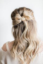 An Easy Hair Bow Updo Tutorial For A Valentines Day Date Easy Hairstyles Hair Perfect Hair