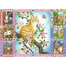 We offer a large selection of 1000 piece jigsaw puzzles online from dozens of manufacturers in dozens of themes.jigsaw puzzles around 1000 puzzle pieces are great to put together with a little help from friends and family, or test your skills all on your own! Buy Cobble Hill Puzzles Blossoms And Kittens Quilt 1000 Piece Animals Wildlife Jigsaw Puzzle Online In Kuwait B081ghk4zg