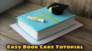 Night sky ombre cake and a preview of cake decorating for beginners, my new cake decorating book. Easy Textbook Cake Ideas Graduation Cake Daily Cake Tv Youtube