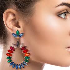 Rainbow bright earrings (3 color options)