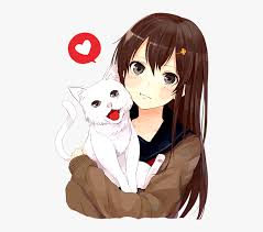 No matter what eye color she has or how long or. Anime Girl Brown Hair Brown Eyes Hd Png Download Kindpng