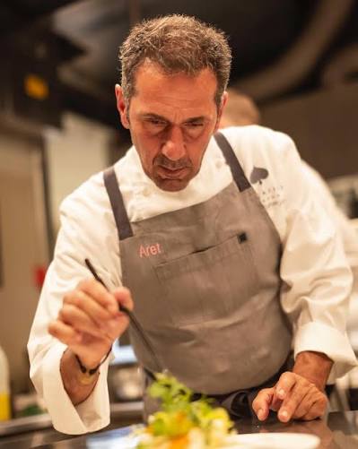 Our Executive Chef Aret Sahakyan has created the world-famous gastronomic  experience at Ma�akızı. #Macakizi #MacakiziHotel #Bodrum