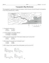 Topography is the shape of the land surface, and topographic maps exist to represent the land surface. 29 Topographic Map Reading Worksheet Worksheet Resource Cute766