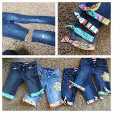 This method looks best if the outside of your jeans are darker than the inside, because the cuff will be more noticeable. Diy Cut Off Jean Shorts Refashion Old Jean Hack