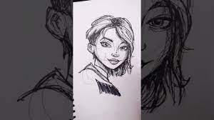 Drawing Gwen Stacy 🕷 sketchbook #shorts - YouTube
