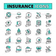 Insurance Icons Set Icon Set Line Icon Icon