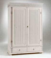 Kleiderschrank 2turig 138x199x62cm Durchgehende Turfullung 2 Schubladen Kiefer Massiv Weiss Kleiderschrank Holz Schrank Kleiderschrank