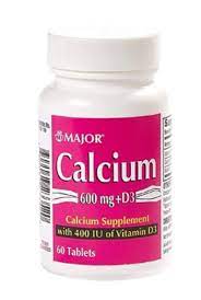 Taking vitamins and calcium supplements can help you to meet your nutritional needs. 6 Pk Major Pharmaceuticals Calcium 600mg 400 Iu Of Vitamin D3 60 Tablets Each Walmart Com Walmart Com