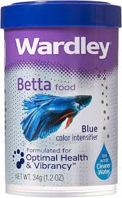 Wardley Blue Color Intensifier Betta Fish Food 1 2 Oz Jar Chewy Com Betta Betta Food Betta Fish