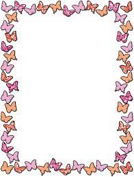 Use preset color palettes from the styles gallery and instantly change the look of your document. Cute Butterflies Colors Of Spring Letter Pad Borders And Frames Crafting Paper Borders For Paper