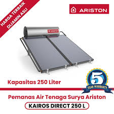 Astana anyar, bandung kota4 hari yang lalu. Pemanas Air Solar Water Heater Ariston Kairos Direct 250 Liter Garansi Toko Online Perlengkapan Kamar Mandi Dapur