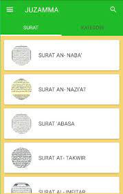 Kumpulan bacaan juz amma online arab latin dan arti terjemahan indonesia lengkap juz 30 surat pendek untuk hafalan anak. Juz Amma Arab Latin For Android Apk Download