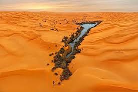 صورة واحة بديعة وسط الصحراء الكبرى في جنوب ليبيا Amazing Nature Nature Beautiful Nature