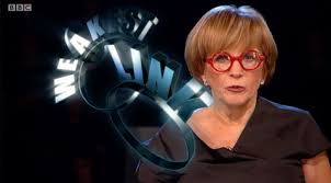 'you are the weakest link, goodbye' from robinson's tv quiz programme the weakest link. The Weakest Link Returns For Celebrity Special