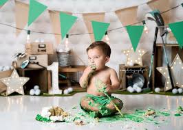 Birthday Outing Ideas For Adults Nj Golf Golfing Putting Green Cake Smash Smash Session First Birthday Nj Photographer Nj Phot Cake Smash Theme Smash Cake Boy Cake Smash Inspiration