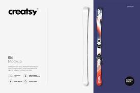 Ski Mockup Mockup Design Mockup Graphic Design Studios