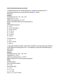 P1v1 p2v2 1v1 p2v1 v1 v1p2 p2 2 atm jadi tekanan gas yang terjadi itu memiliki besar 2 atm. Contoh Soal Fisika Xi Pemuaian